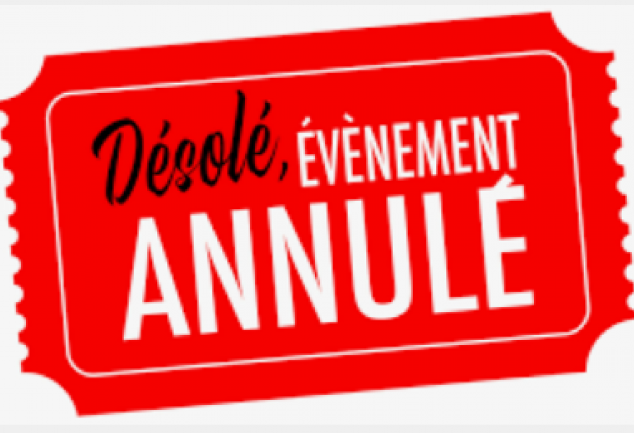 Annulation du challenge Claude Vanhalwyn du samedi 14 décembre, cours du samedi 14 décembre