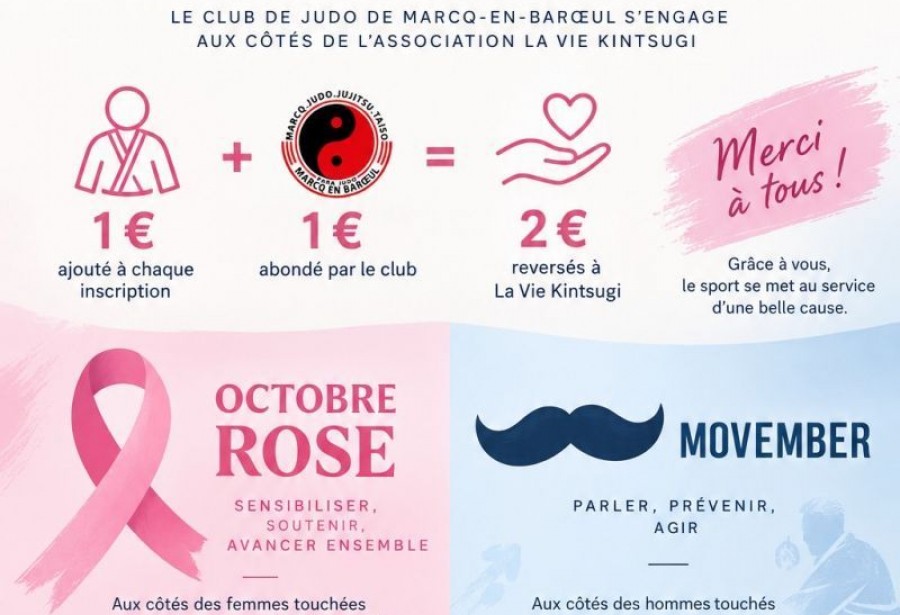 Les engagements de Marcq Judo pour la saison