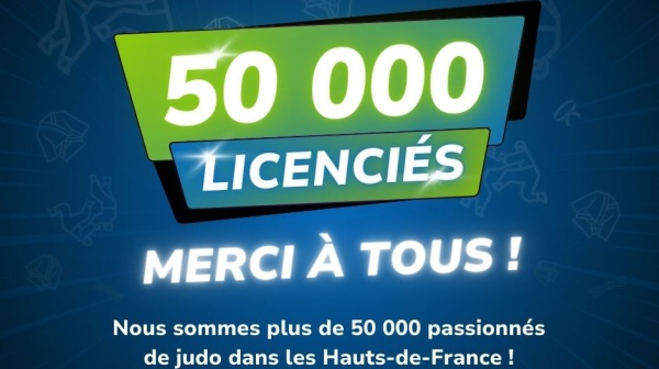 50 000 licenciés : Une grande fierté pour le judo des Hauts-de-France !